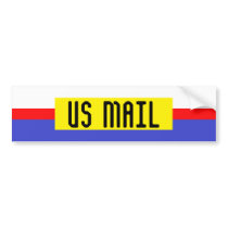 US MAIL bumper sticker