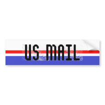 US MAIL BUMPER STICKERS