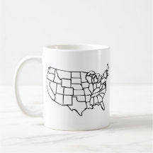 US Map Mugs
