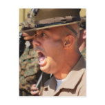 US Marine Corps Drill Instructor Post Card