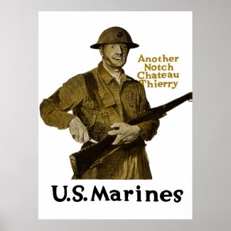 US Marines -- Another Notch Chateau Thierry print