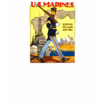 US Marines Land and Sea t-shirts by prideandvalor US Marines Land and Sea t-shirts