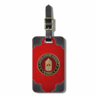 US Marines: Master Gunnery Sergeant (USMC MGySgt) Luggage Tag