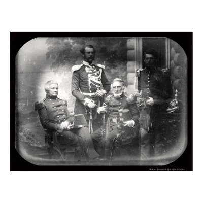 US Military Commission Crimea Daguerreotype 1855 Poster by lc_prints