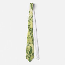 US Money: $5 Dollars Bills (green) Tie