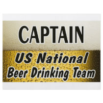 US National Beer Drinking Team flyers