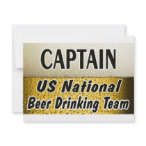 US National Beer Drinking Team invitations