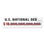 US National Debt 2012 Bumper Stickers