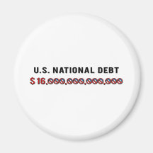 US National Debt Magnet