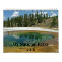 US National Parks calendars