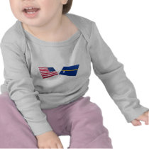 US & Nauru Flags t-shirts