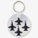 US Navy Blue Angels  Diamond Formation Keychain