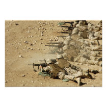 US Navy Seabees fire M-4 and M-16A2 rifles