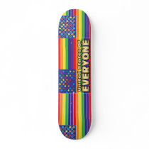 US of E Rainbow Skateboard