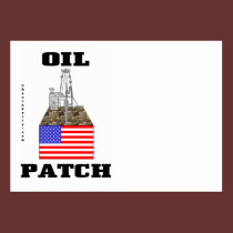 US Oil Patch,Business Cards,Oil,Rig,Oilman business cards