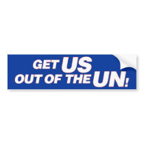 US out of UN Bumper Stickers