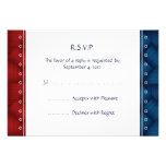 US Patriotic Military Invitation RSVP reply Card