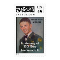 US Postage Gary Lee Woods Jr. 