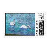 US Postage of three swans postage