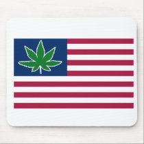 US Pot Flag mousepads