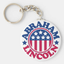 US President Abraham Lincoln Keychain