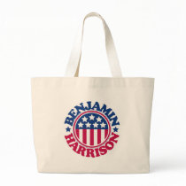 US President Benjamin Harrison bags