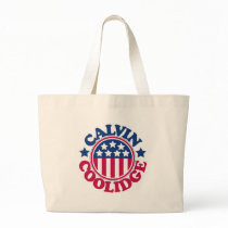 US President Calvin Coolidge bags