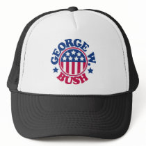 US President George W Bush hats