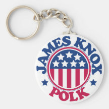 US President James Knox Polk Key Chains
