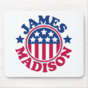 US President James Madison mousepads by visualnewbie US President James Madison mousepads
