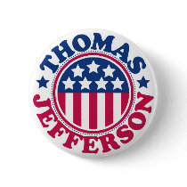US President Thomas Jefferson buttons