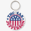 US President Thomas Jefferson keychains