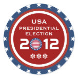 US Presidential Election 2012 stickers