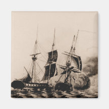 US ship Wasp 1806 Fridge Magnet