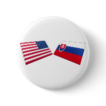 US & Slovakia Flags buttons by Vexillophile US & Slovakia Flags buttons