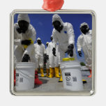 US Soldiers from the 457th Chemical Battalion Christmas Ornaments