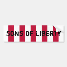 US_Sons_OfLiberty_9Stripes_Flag, Sons of Liberty Bumper Stickers
