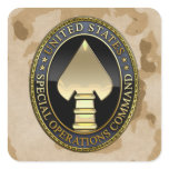 US Special Operations Command Square Sticker