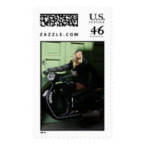 US Stamps - BLK1 - One-piece swimsuit model Image 