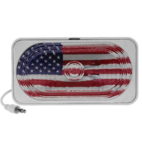 US Stars and Stripes Flag Speaker Doodle Speaker doodle