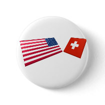 US & Switzerland Flags buttons by Vexillophile US & Switzerland Flags buttons