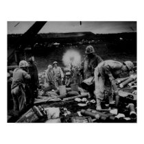 US Troops at Iwo Jima posters