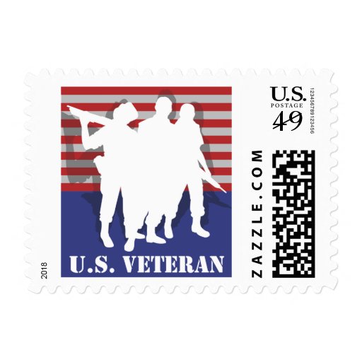 US Veteran postage stamps Zazzle