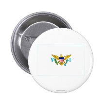 US Virgin Islands Flag Pinback Button