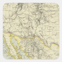 US West, Mexico North Square Stickers