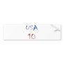 Usa 10 Cool Design! Special design for sports fan! Bumper Stickers