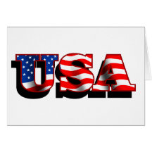 USA 1 Greeting Cards