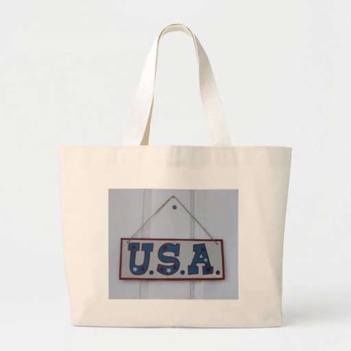 USA 4th of July Hang Canvas Bags