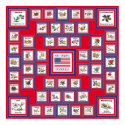 USA 50 STATE FLOWERS RED/560 posters by JOSEPHINEB3 USA 50 STATE FLOWERS RED/560 posters