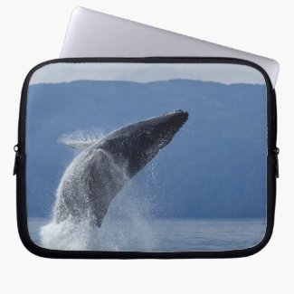 Humpback Whale Off Alaska Laptop Sleeve